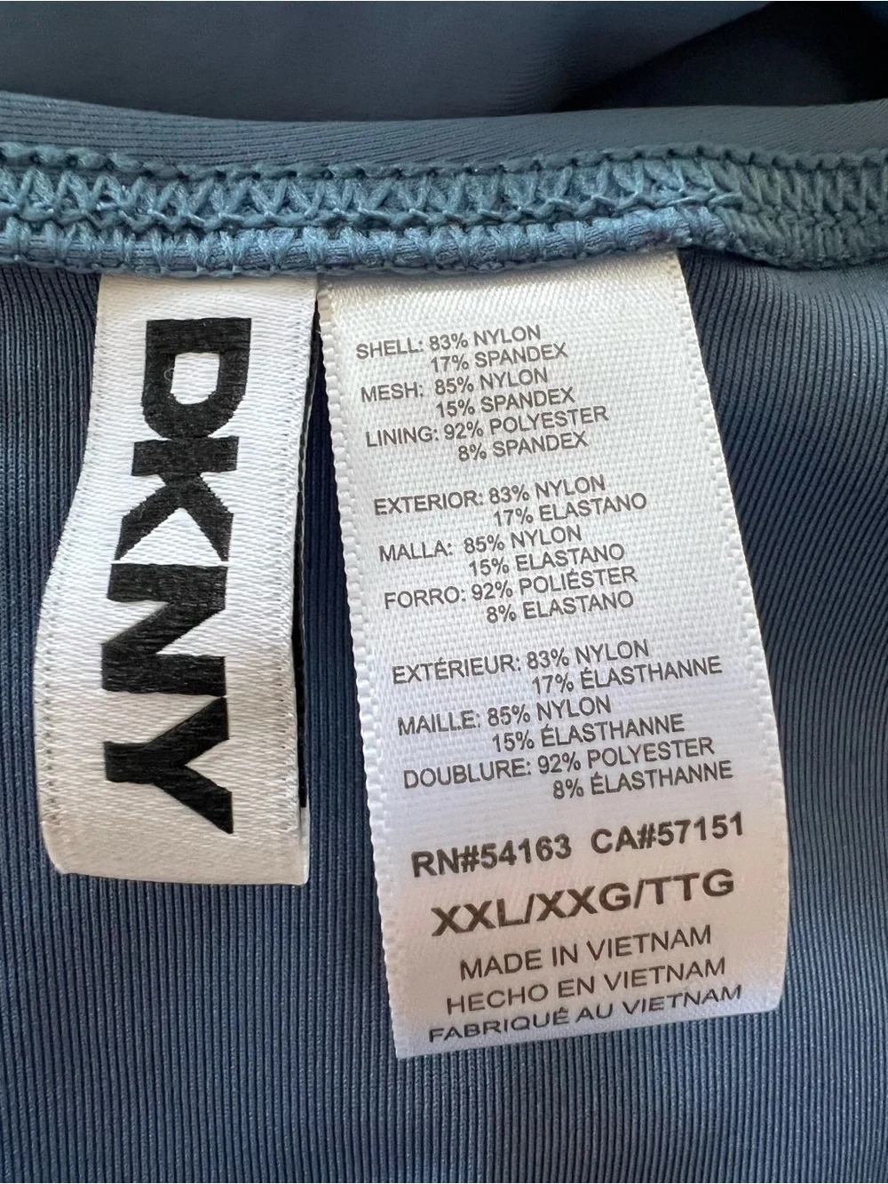NWT DKNY Womens Ruffle Plunge Underwire Tummy Control One-Piece Swimsuit - Picture 7 of 8